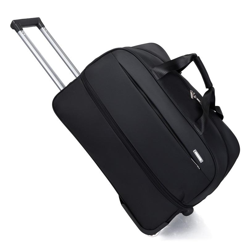 Oxford Cloth Rolling Travel Bag Large Capacity Expandable Trolley Bag Suitcase Carry On For Men Travel Bag