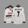 Vintage Long Sleeve Football Jersey Retro Soccer Shirt Men Women Sportswear