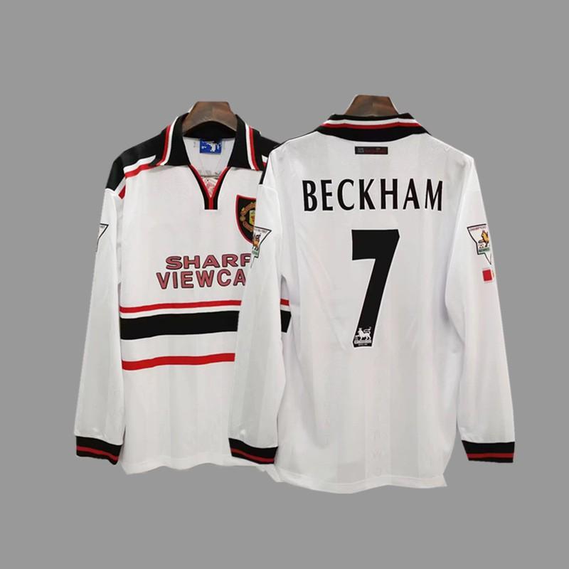 Vintage Long Sleeve Football Jersey Retro Soccer Shirt Men Women Sportswear
