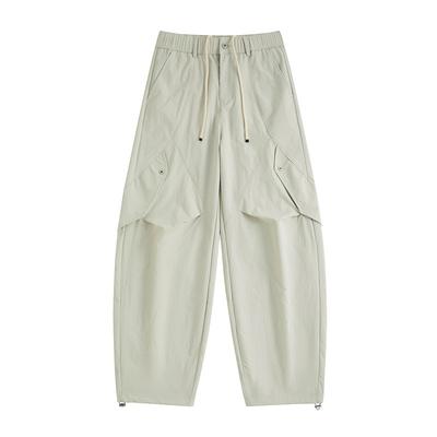 Loose Straight Casual Wide-leg Tooling Men's Outdoor Pants Retro Slim Fashion Joker Trend Pants.