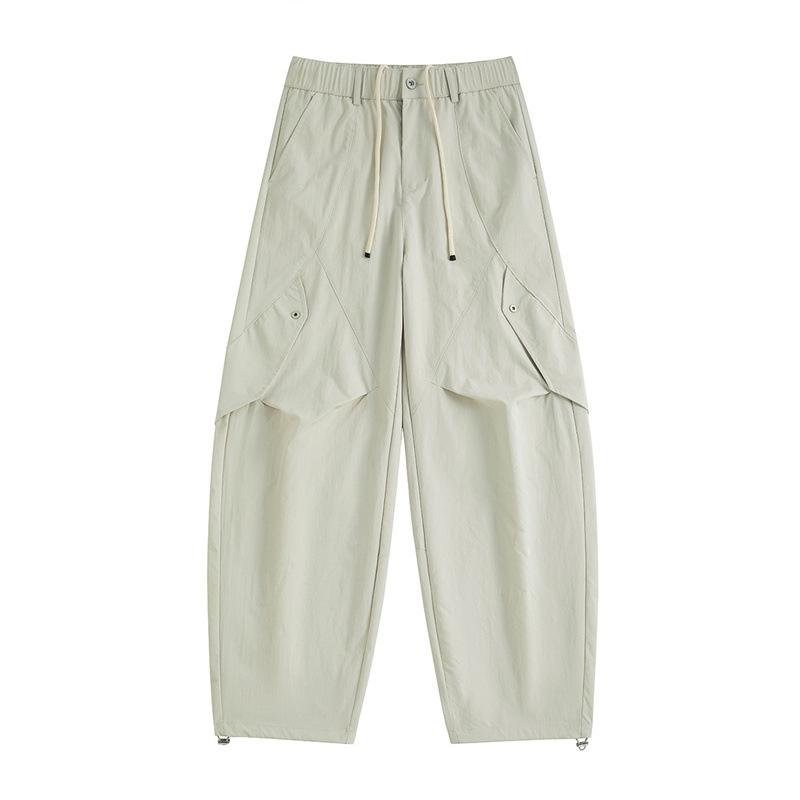 Loose Straight Casual Wide-leg Tooling Men's Outdoor Pants Retro Slim Fashion Joker Trend Pants.