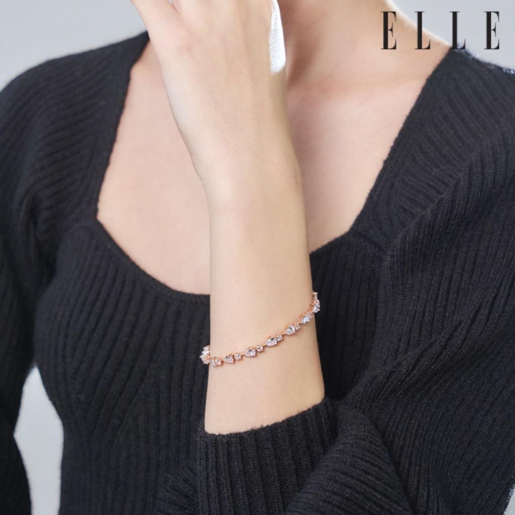 Double Leaf Bracelet ELBRBB086