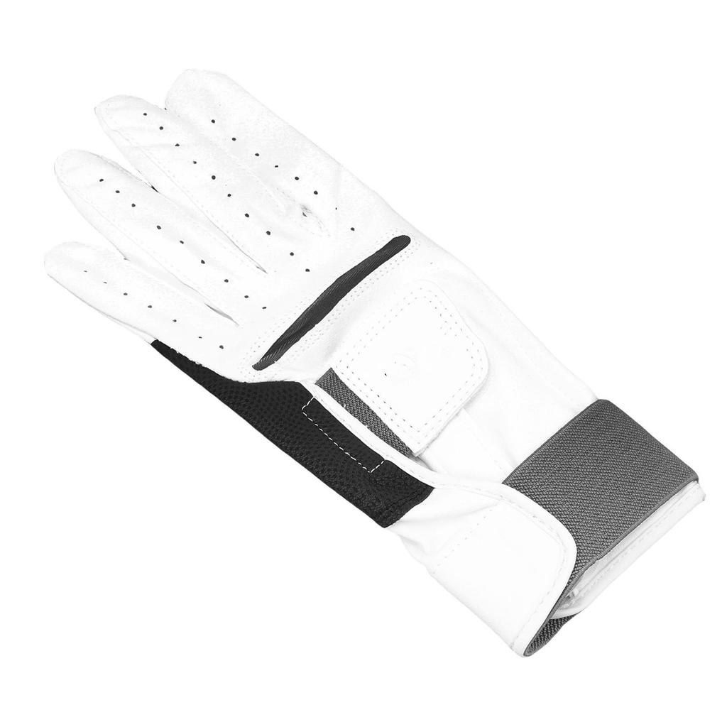 Golfing Glove Non Slip Touch Screen Finger Tip Breathable Sheepskin Golfer Glove for Men with Removable Plate M