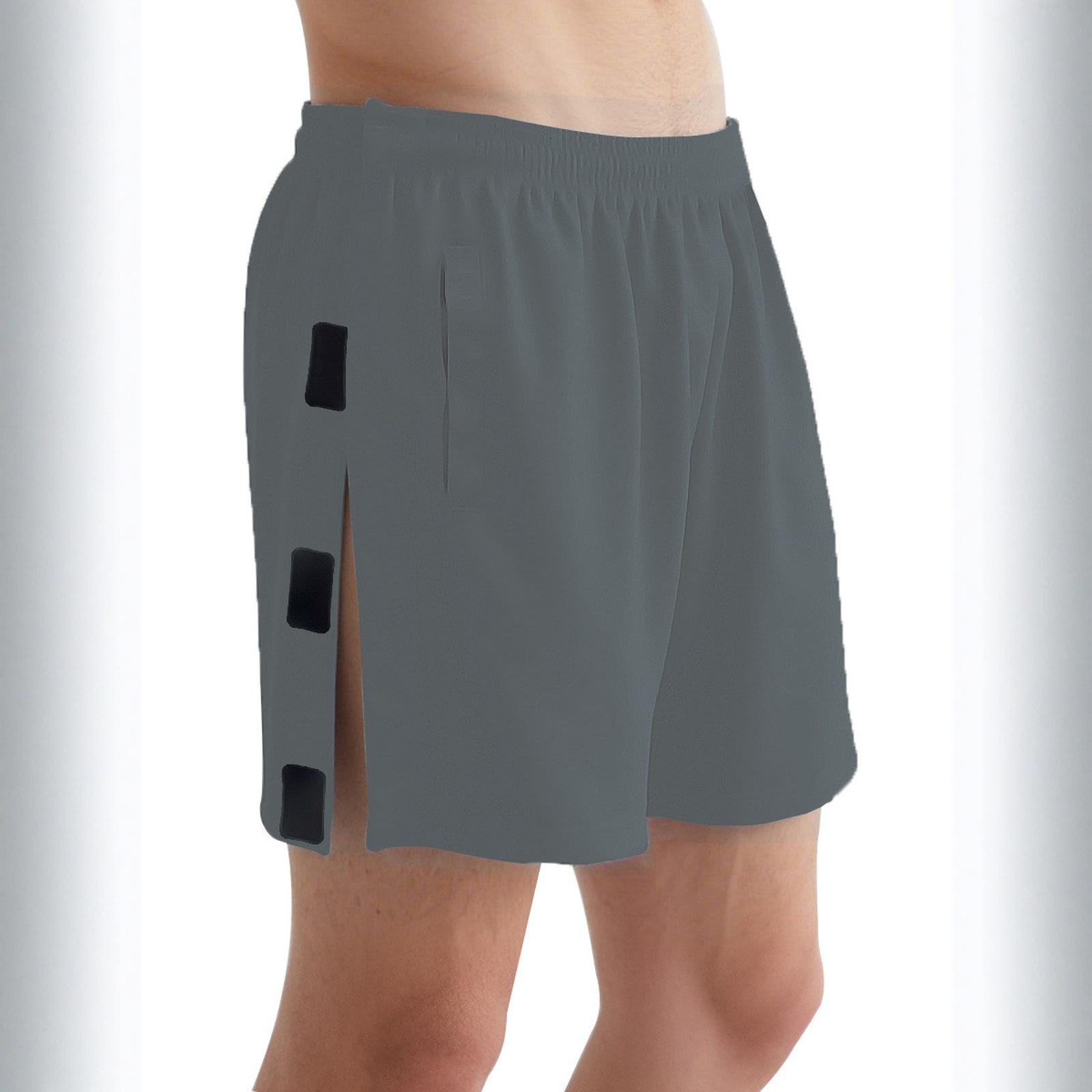 

Мужские шорты двусторонние с открытым низом свободного кроя повседневные с карманами XXL