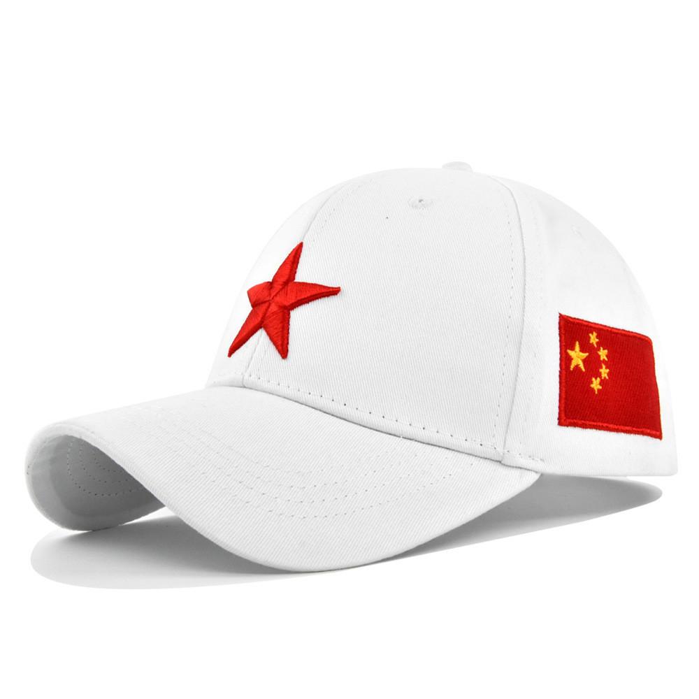 Duck Tongue Cap Five Pointed Star Threedimensional Embroidery Cap Baseball