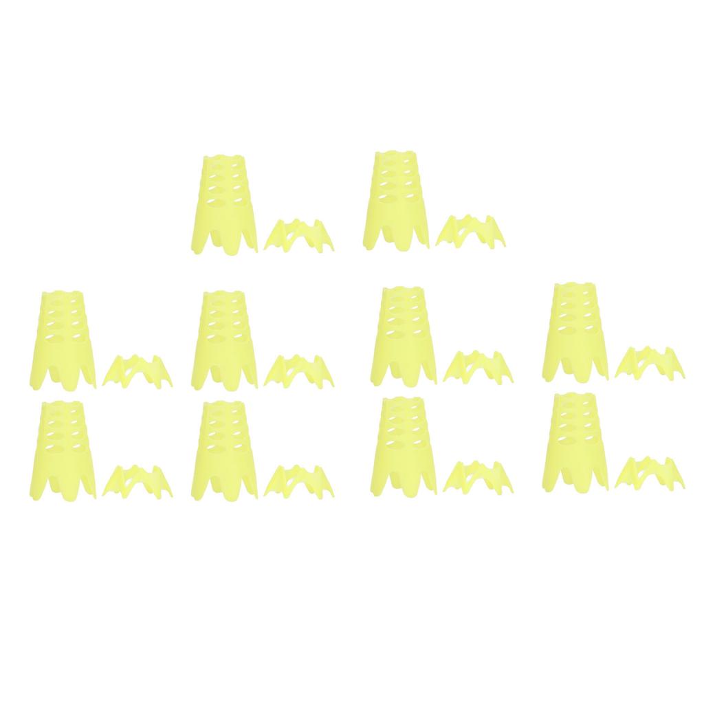 20 Pcs Plastic Golf Ball Holder Resistanceless Golf Simulator Tees Golf Mat Tees Golf Equipment