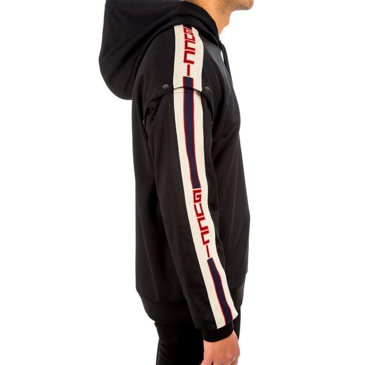 GUCCI Pre Owned 2010s Detachable sleeves Hoodie 475354-X5U11-1014