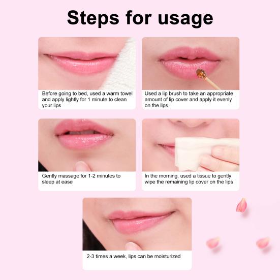 7.5g Anti-dry Watery Silky with Brush Lipstick Primer Lip Balm