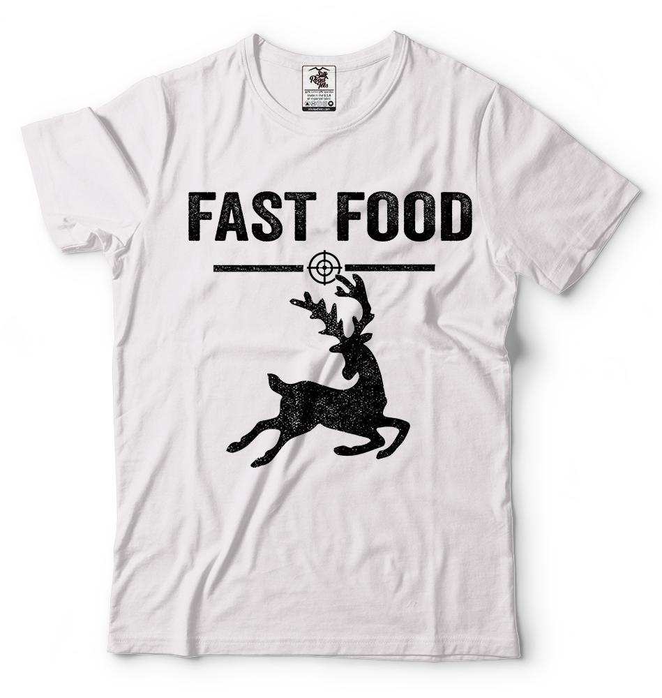 Fast Food Funny Hunting Tshirt Deer Hunting Shirt Hunting Humor Hunter Shirt