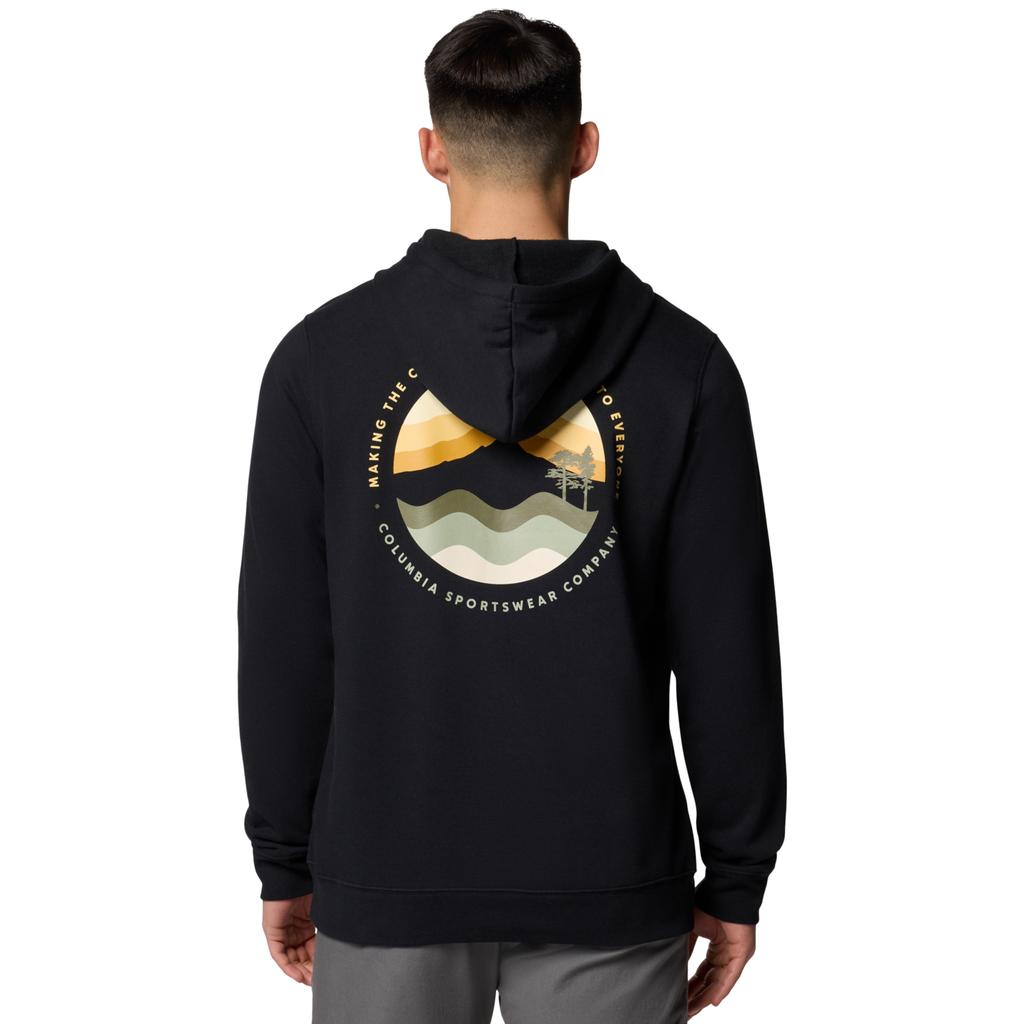 Columbia Columbia Trek Graphic Hoodie, Mens black Sweatshirt