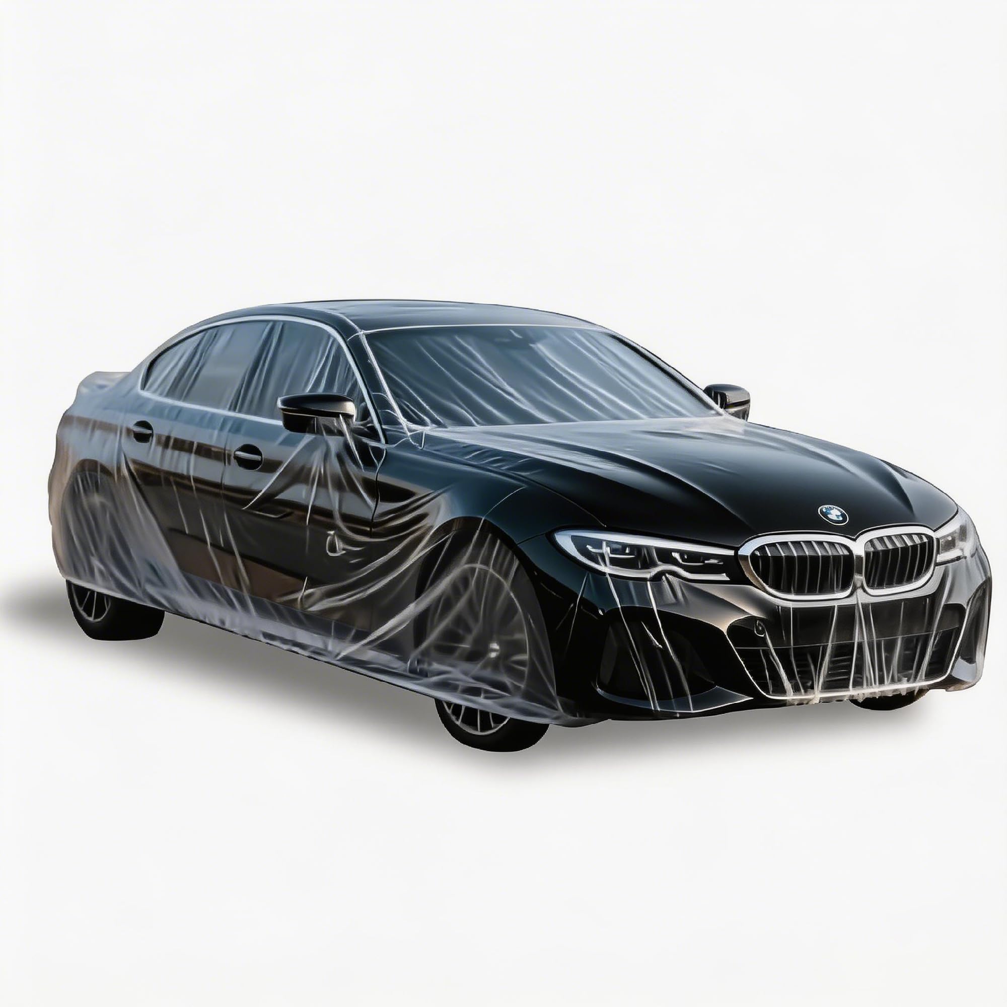 

Car Cover Transparent Vinyl with Elastic Suitable for Construction Large Vehicles and Passenger Useful in (2-pack) 0.0336006500mm Lining,