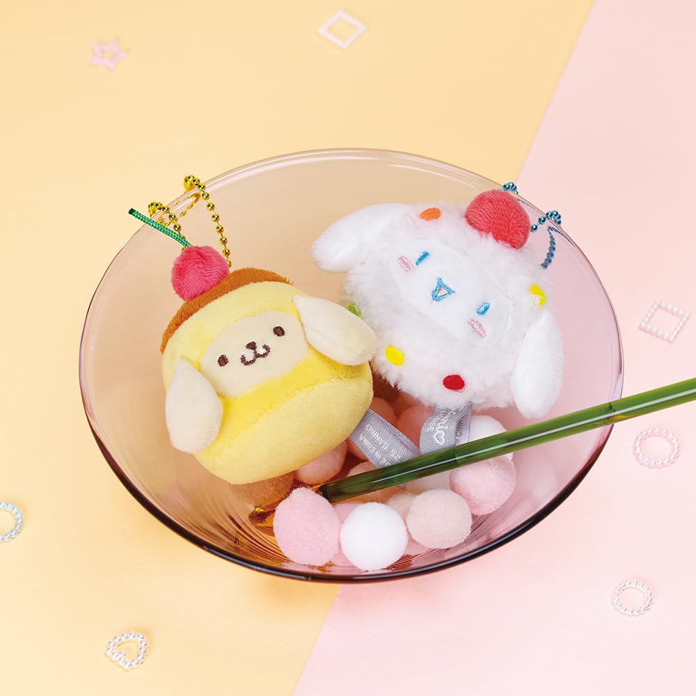 Skater Plush Keychain Ball Chain Sanrio Cinnamoroll Character Food ZNKH1K-A