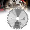 7x40T 180mm Saw Blade Cemented Carbide Circular Cutting Disc Woodworking Accessory