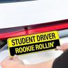 Student Driver Sticker Magnet For Car New Driver Magnet For Car Driving Signs Stickers For New & Beginner Drivers Weatherproof