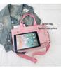 2026 Women's Large Capacity Corduroy Tote: Korean Style Multi-Pocket Handbag & Versatile Crossbody Bag