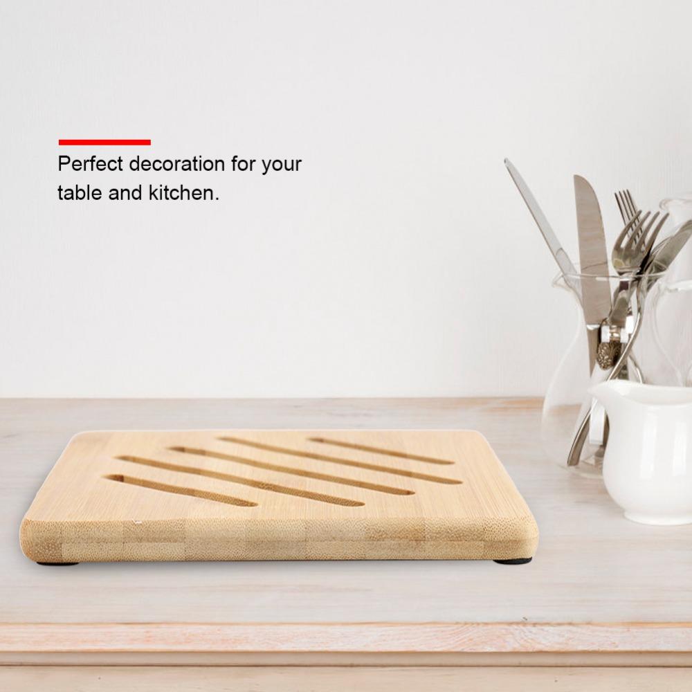 Bamboos Placemat Heat Resistant Table Mat Exquisite Insulation Pad  Table Protection
