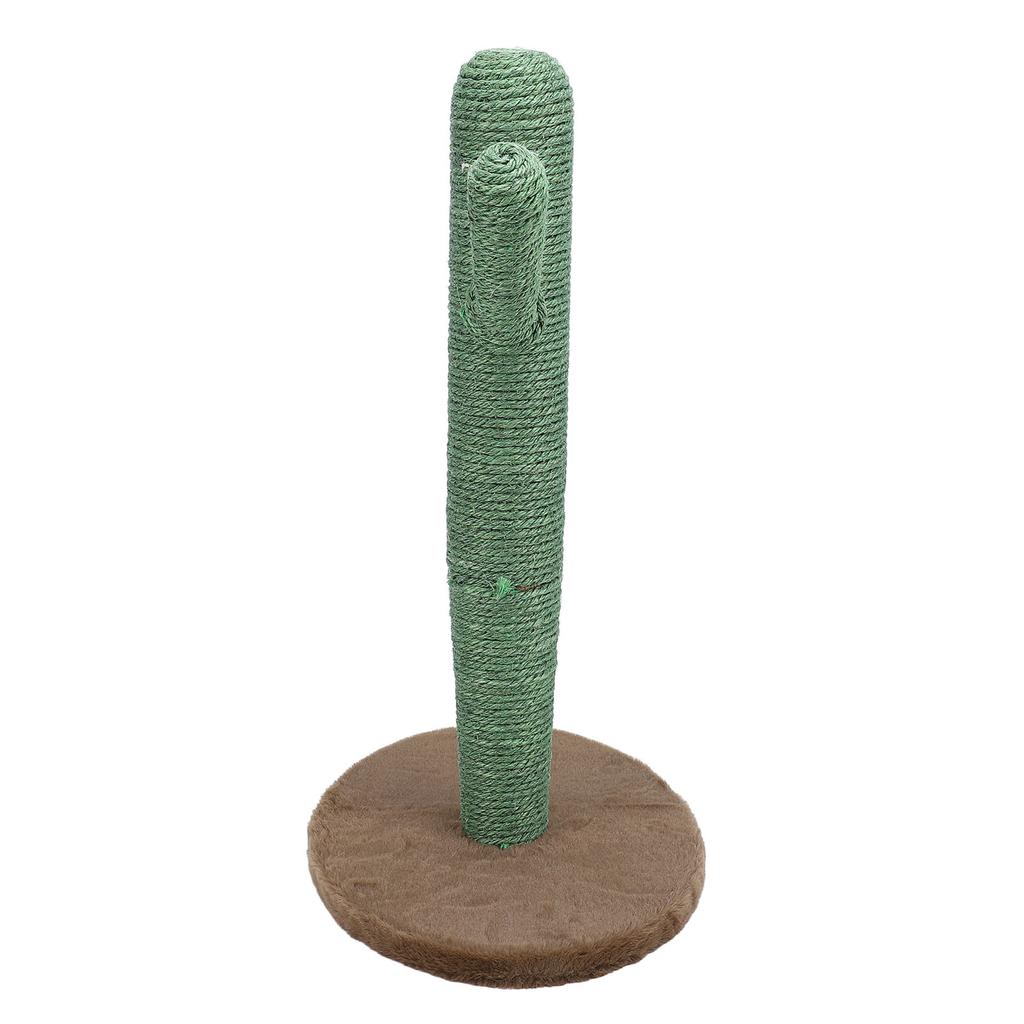 Cat Scratching Post Furniture Protection Stable Base Sisal Pine Wood Cactus Scratcher Tree for