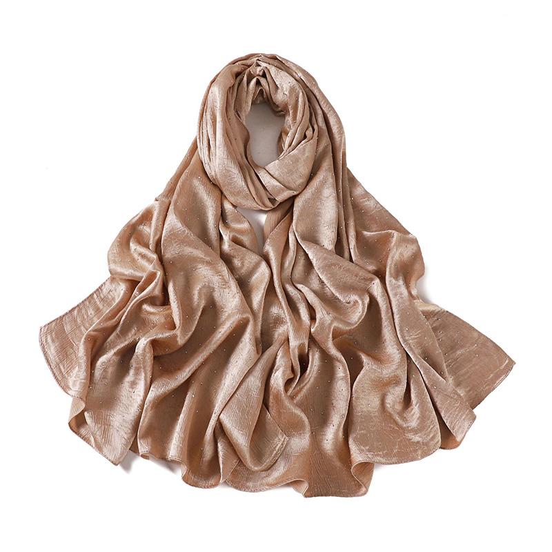 Muslim Chiffon Solid Color Hijab Scarf For Women Hijabs Scarves Squane Head Wrap Jersey Hijabs Islamic Turban Headband Shawl