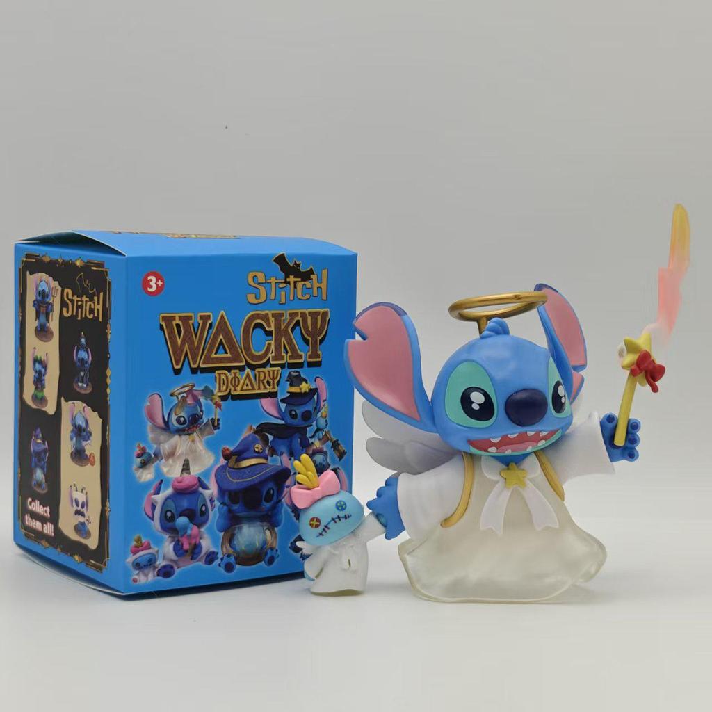 Stitch Blind Box Figurine: Funny Cross-Border Desktop Model Ornament for Gashapon Claw Machines