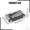Drum Tuning Key Wrench Kit Installation and Disassembly Foldable Compact Gift for Drummers