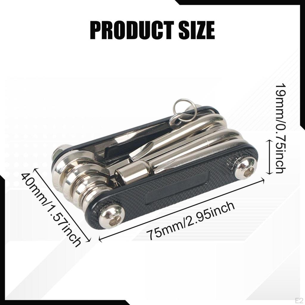 Drum Tuning Key Wrench Kit Installation and Disassembly Foldable Compact Gift for Drummers