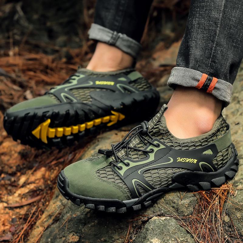 Casual Sneakers for Men Hiking Shoes Jogging Trekking Shoes Outdoor Anti-slip Wear-resistant Zapatos Outdoor Hombre Invierno
