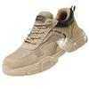Labor Insurance Shoes Men's Smash-proof and Puncture-proof Steel Bag Head, Light and Breathable, Non-smelly Feet, Wear-resistant Shoes