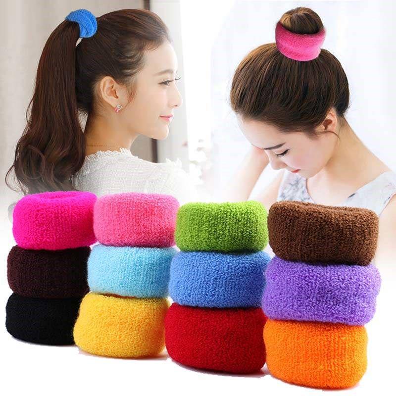 

Thick High-Elasticity Seamless Scrunchies for Buns