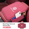 Für Volkswagen VW Universelle Auto-Armlehnenabdeckung Leder Auto-Armlehnenbox-Polster Scirocco Jetta Käfer Golf 4 5 6 Passat Polo B5