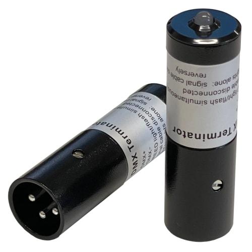 JEUME DMX Terminator, 3-Pin (Male), 120, with Line Check Function, JDMT-3P