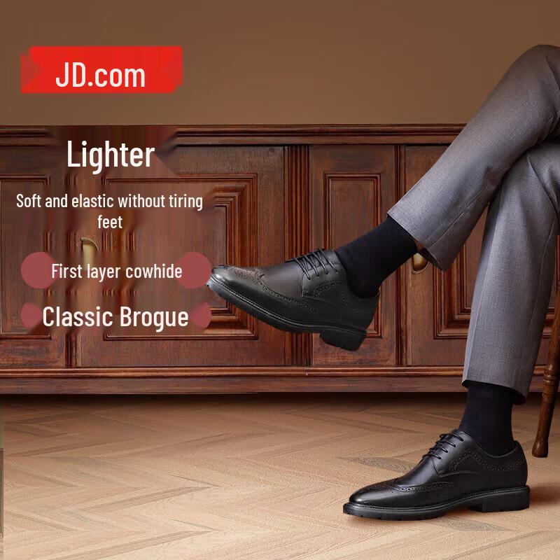 Men s Brogue Derby Business Casual Shoes EU 40
