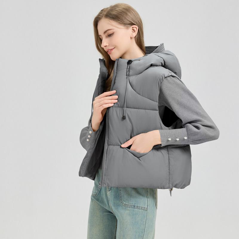 Women's Warm Solid Color Vest For Autumn And Winter