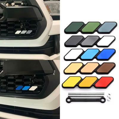 3 Colors Grille Badge Emblem Air Inlet Auto Car Accessories