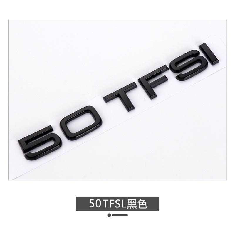Badge Logo 3D ABS 30 35 40 45 50 55TFSI Lettere Auto Emblema Baule Adesivi Per Audi Q3 Q5 Q7 A5 A6 A7 A8 A1 A2 A3 A4 Accessori