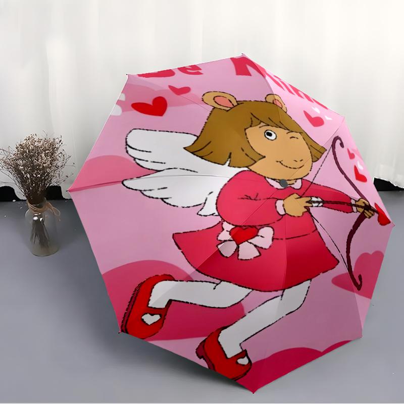 Arthur Fashionable Automatic Opening/Closing Folding Umbrella. Portable and Foldable, Ideal for Gift, Travel, and Daily Use.
