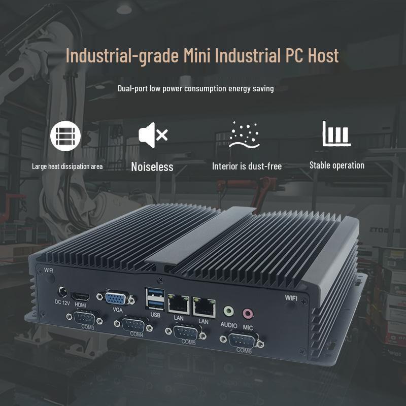 Fanless Mini Industrial Control Computer Barebone System
