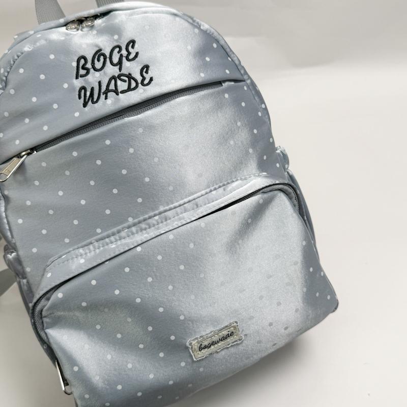 Mochila Escolar Fofa de PU com Bolso Frontal com Zíper Mochila Leve para Meninas Adolescentes Casual Diária para Viagem