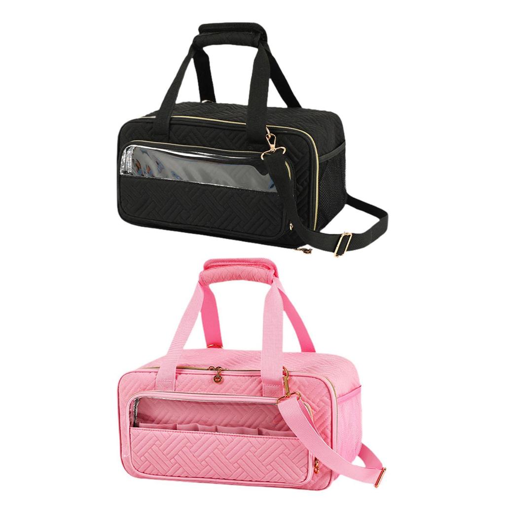 Marker Case with Divider Easy Cleaning Liner Craft Paint and Marker Organizer Art Supply Storage Case for Paint Brushes Paint