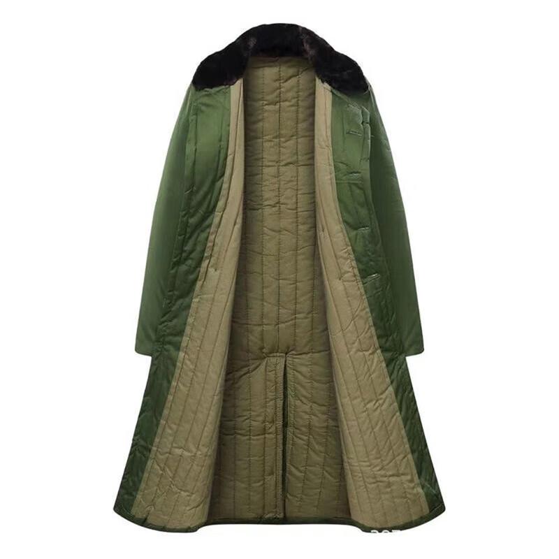 Long Military Cotton Overcoat 1