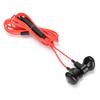ME518 Wired Earphone 3.5mm Digital Earbuds with Volume Control for Android PhonesRed