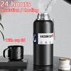 Thermal Water Bottle Large Capacity With Straw Stainless Steel Thermos Bottle Cold and Hot Water Bottle Sport Thermos Cup