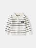 2026 Autumn/Winter Boys' Striped Lapel Sweater - Fashion Knit Top for Kids