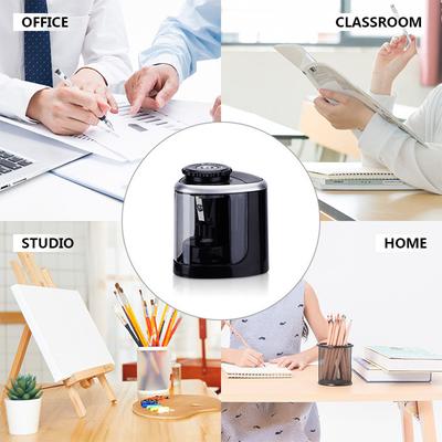 Tragbarer elektrischer Bleistiftspitzer, batteriebetrieben, für 6–8 mm Bleistifte für Studenten, Künstler, Zuhause