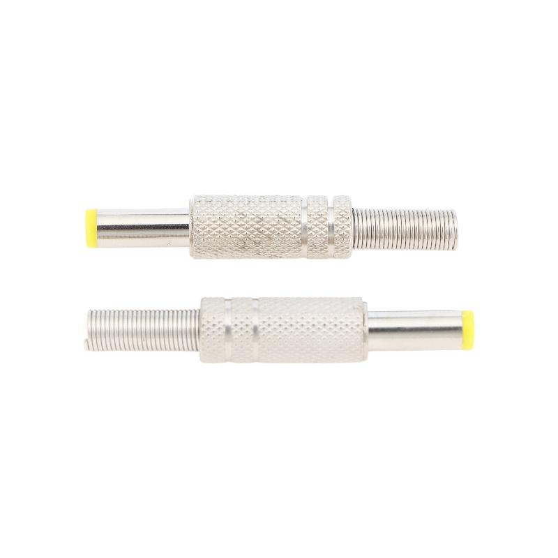 10 Peças 55X21Mm 55X25Mm Conectores Jack de Plugues de Alimentação DC de Metal Durável Para Projetos Eletrônicos de Reparo DIY Projetos de Fiação de Alimentação