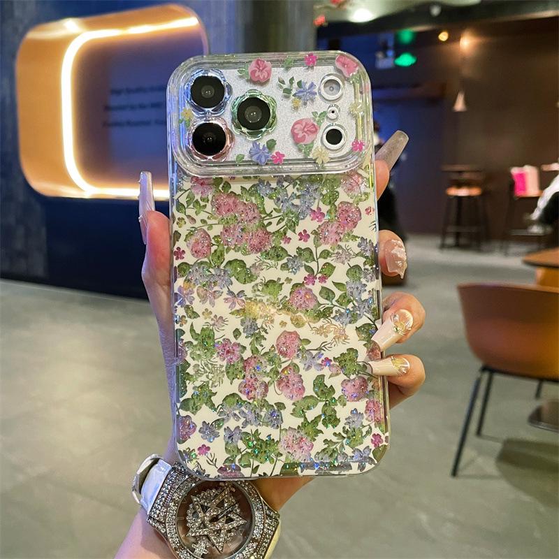 

Full-Screen Floral Print Phone Case for Apple iPhone 17 Pro Max/16/15/14/13 17