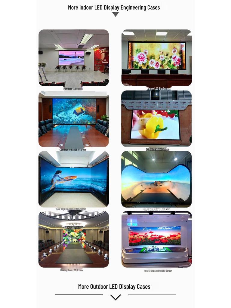 Universal Waterproof LED Display Modules: High-Brightness, SMD Surface Mount, Includes Cables.