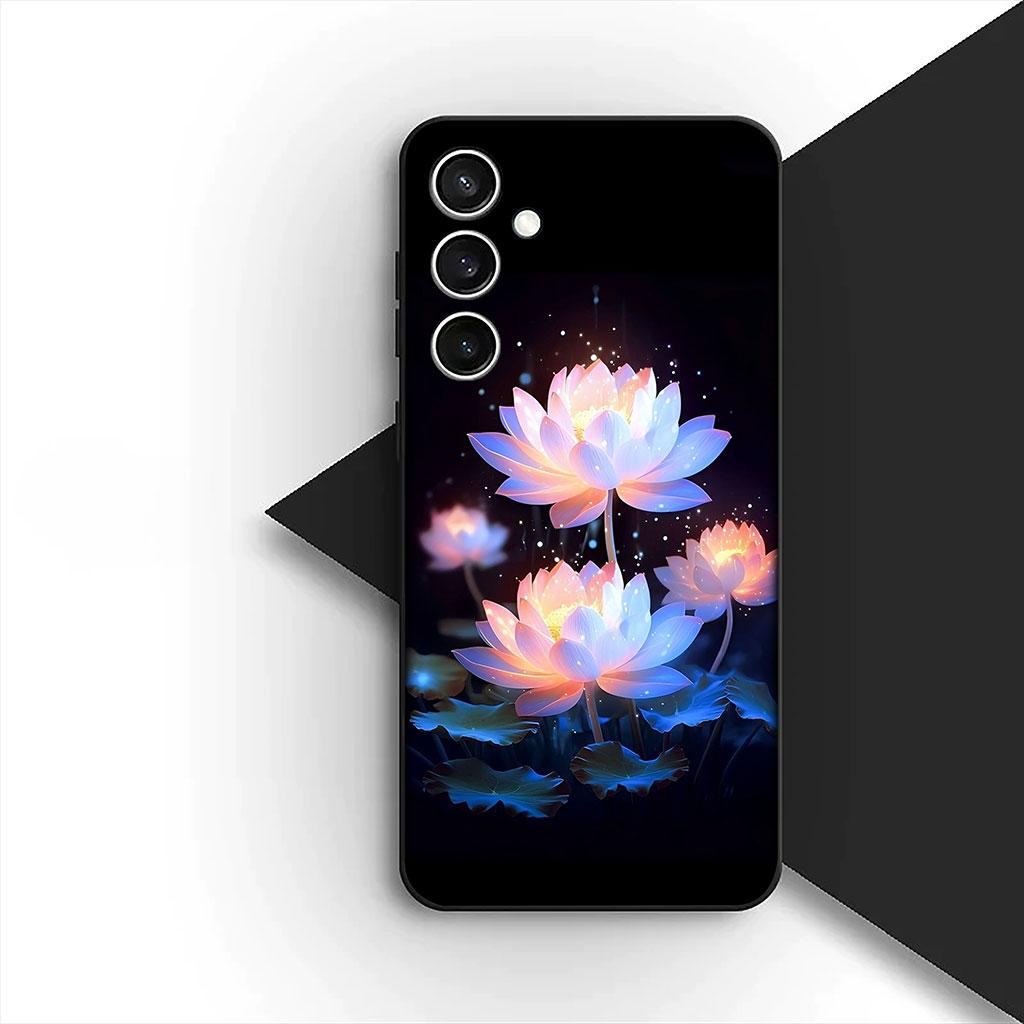 Phone Cover for Motorola Moto Edge 70 60 Fusion NEO Pro G Stylus G56 G96 G04 G05 20 Soft Case Lord Buddha Lotus Flower Light