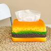 New Cute Burger Paper Box Cute Burger Home Living Room Tea Table Decoration Gift for Friends' Birthday