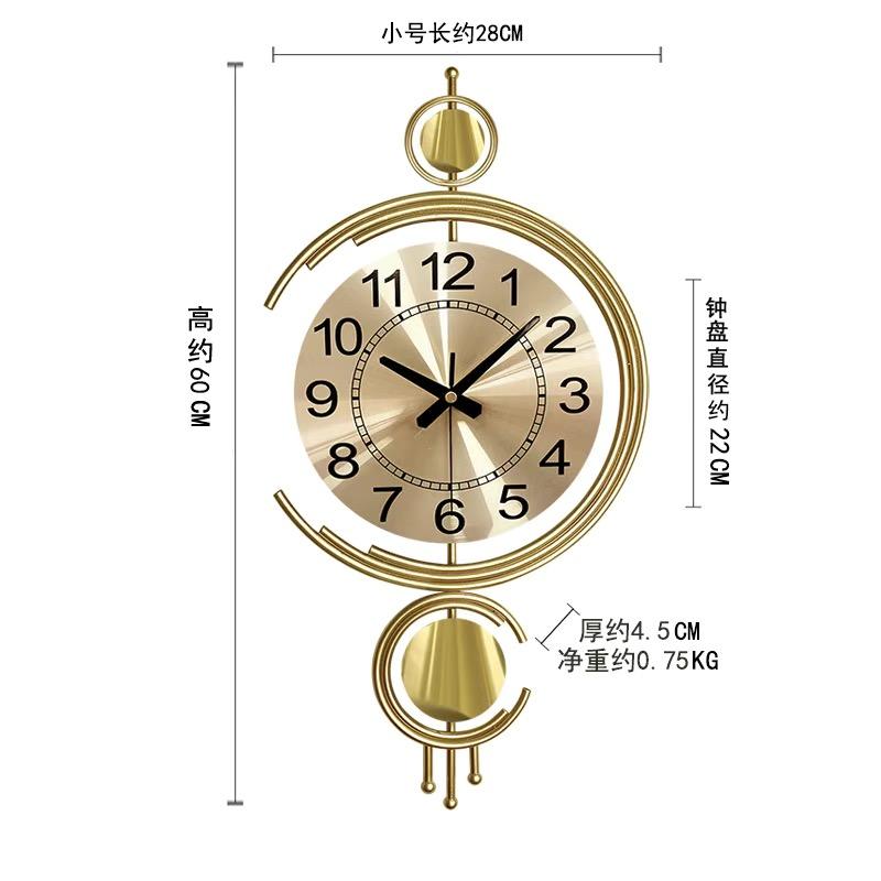 Clocks Wall Clocks Living Rooms Creative Wall Hanging Light Luxury Decorative Clocks Used for Dining Rooms Bedrooms Study Rooms