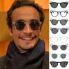Retro Fashion Round Sun Glasses Women Men Simple Classic Sunglasses Leisure Driving Female Male Eyeglasses
